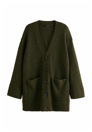 RELAXED FIT - Adīta jaka - green olive
