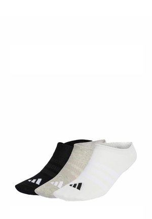 THIN LIGHT SPORTSWEAR NO SHOW 3 PAIR PACK - Calcetines tobilleros - medium grey heather/white/black