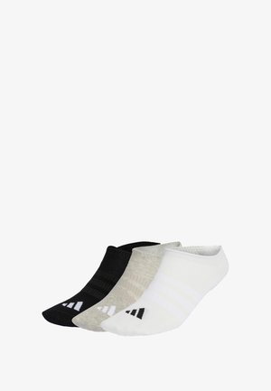 THIN LIGHT SPORTSWEAR NO SHOW 3 PAIR PACK - Calcetines tobilleros - medium grey heather/white/black