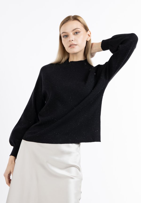 TURTLENECK - Strickpullover - schwarz