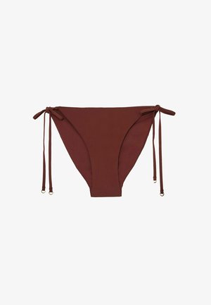 Reiss, REGULAR FIT - RUBY SIDE-TIE LOW-RISE BIKINI BOTTOMS - Bikinibukser - rhubarb red