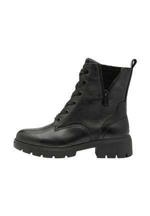 Tamaris Stivaletti stringati - black uni nap
