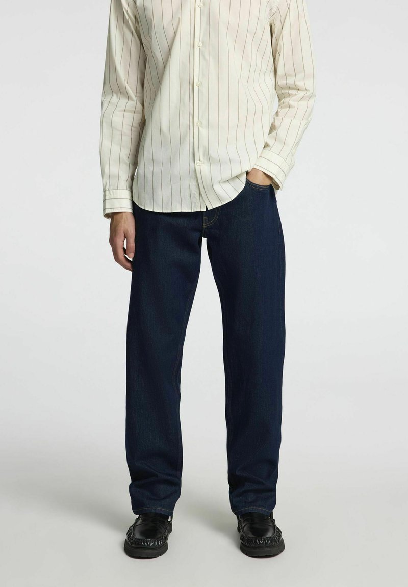 Selected Homme BEN KORI - Straight leg jeans - dark blue denim