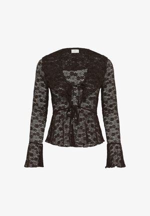 Kaffe, KAVICCY LACE BLOUSE - Pluus - coffee bean
