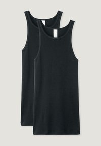 hessnatur 2ER-SET PURE NATURE  - Unterhemd/-shirt - schwarz