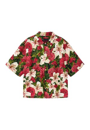 AllSaints, HOKKAIDO SHORT SLEEVE SHIRT - Shirt - red