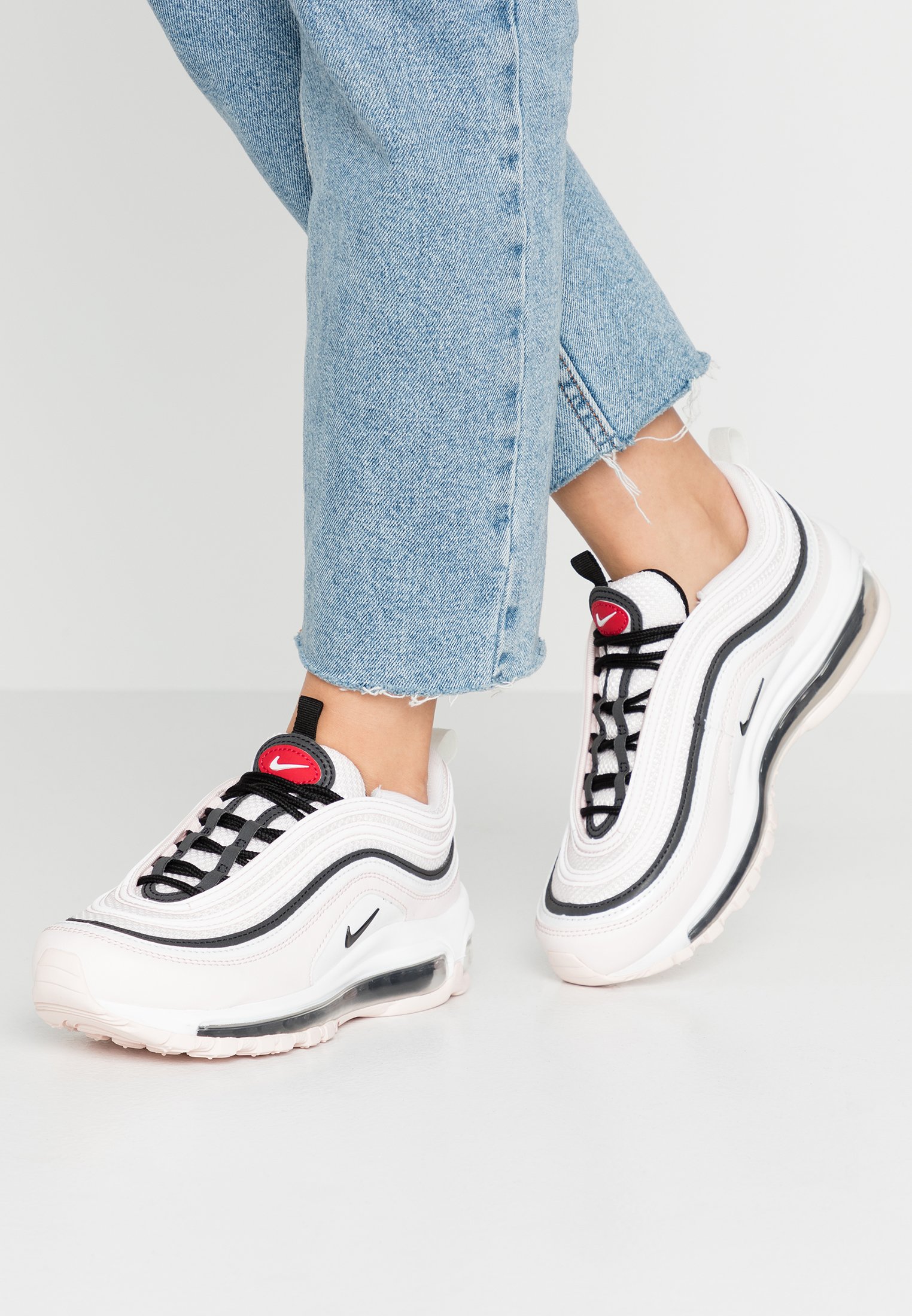 Nike Sportswear Air Max 97 Sneakers Light Soft Pink Black Summit White Gym Red White Lys Pink Zalando Dk