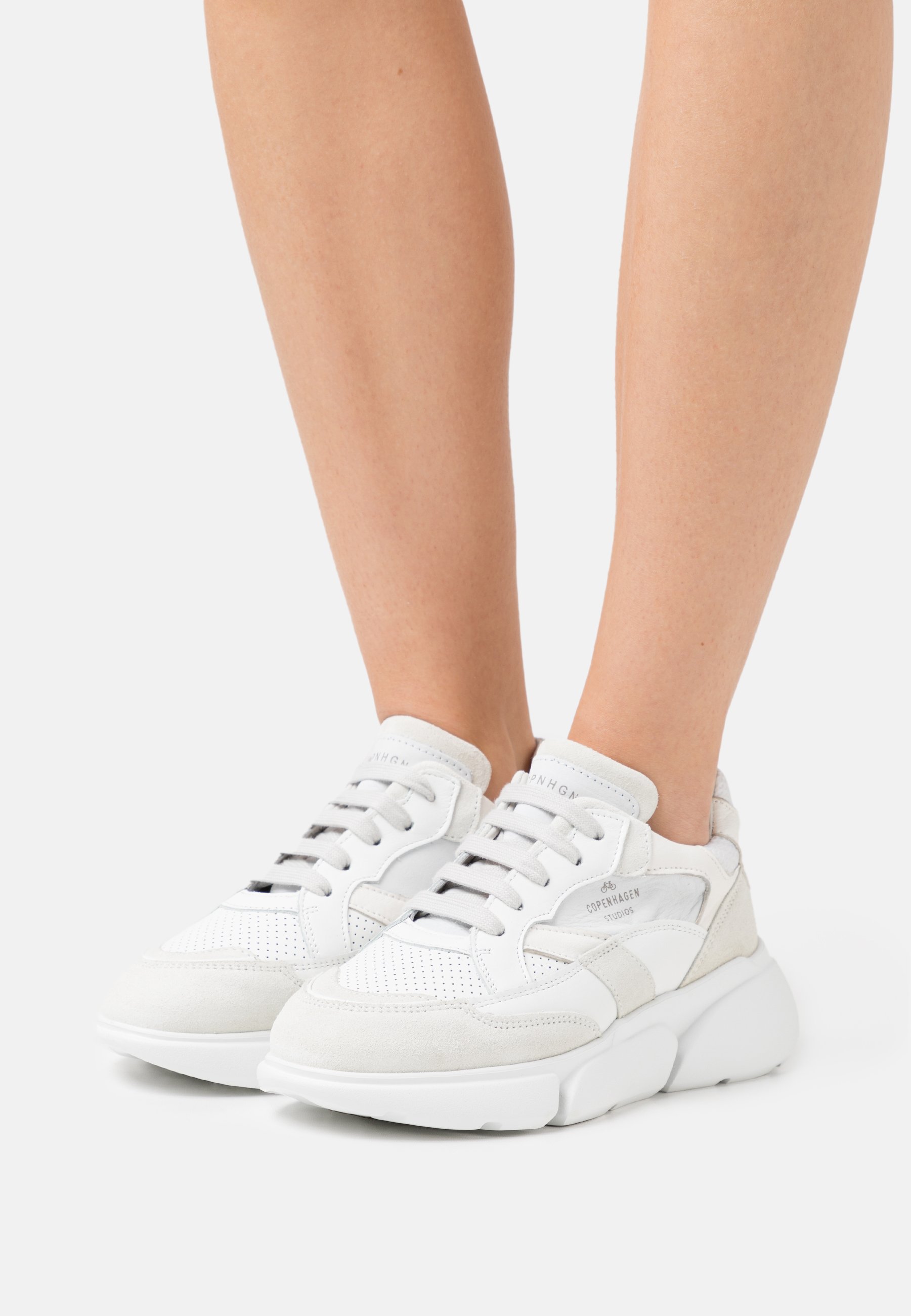 Copenhagen Dames Sneakers Wit combi combi nylon sneaker dz | Van den Assem