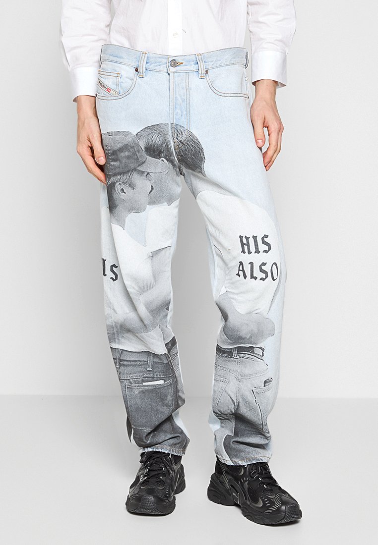 Diesel Relaxed fit jeans lichtblauw Diesel Relaxed fit jeans lichtblauw