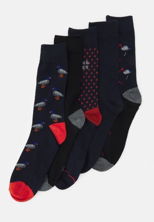 JACFLYING SOCKS 5 PACK - Sokken - navy blazer/black
