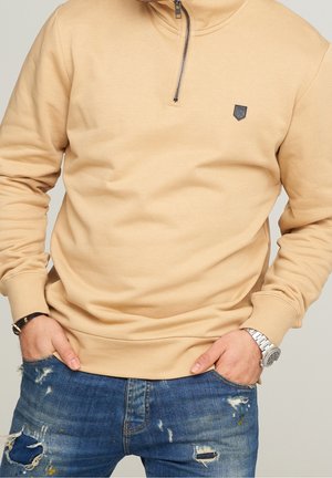 Langarmshirt - beige