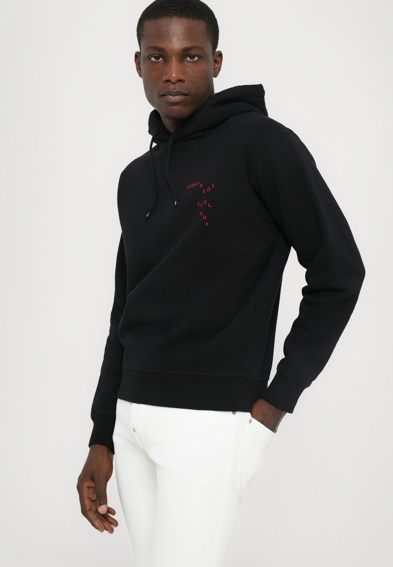 Dsquared2 COOL FIT HOODIE Felpa black/nero