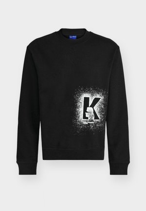 Karl Lagerfeld Jeans, REG LOGO SWEAT - Melegítőfelső - black
