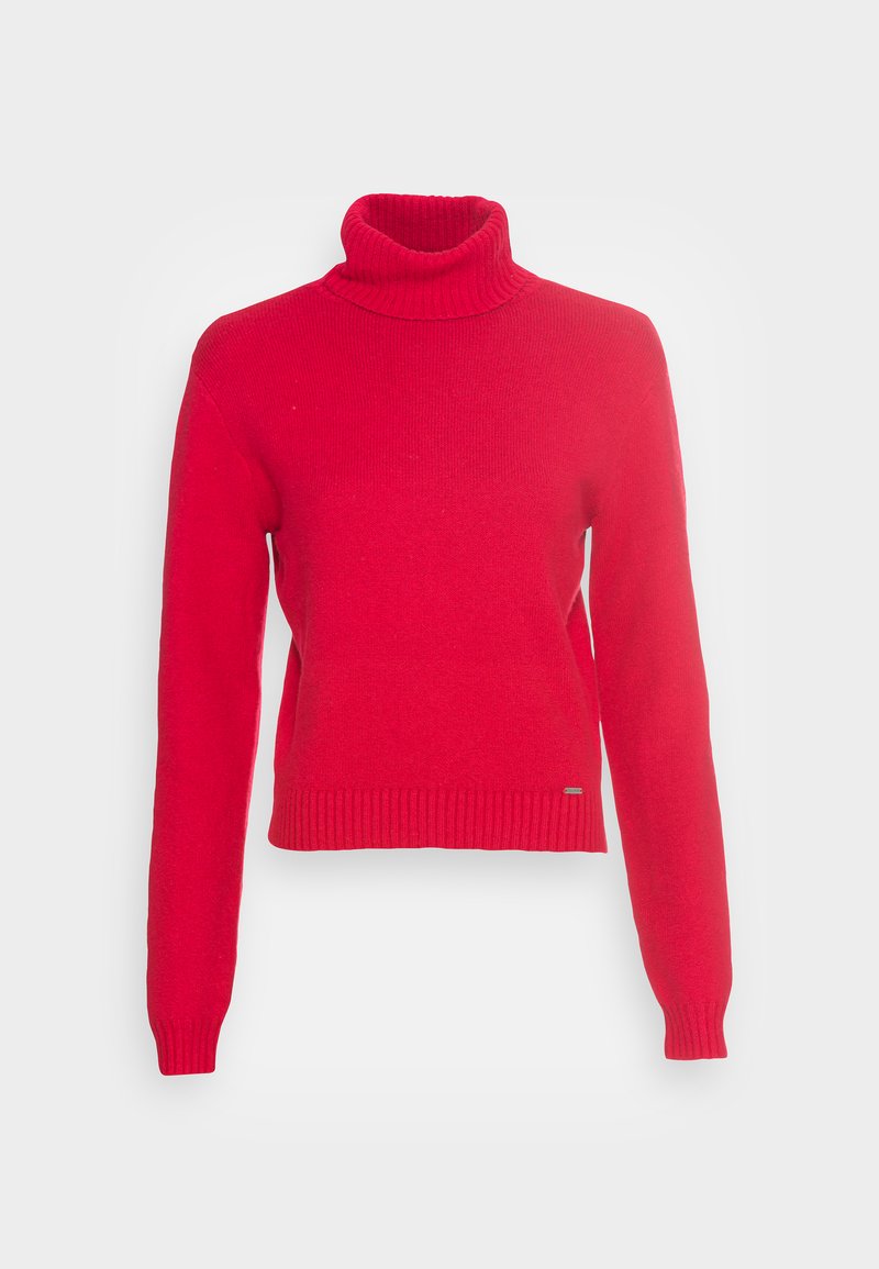 Damen Strickjacken | Hollister Co. COZY FABBA TURTLENECK Strickpullover red/rot - MU77398 Damen Strickjacken | Hollister Co. COZY FABBA TURTLENECK Strickpullover red/rot - MU77398