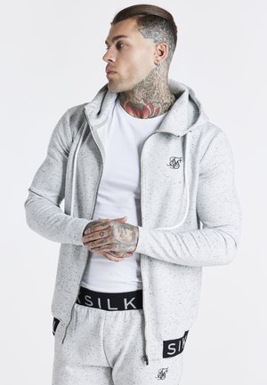 Sweater met rits - grey