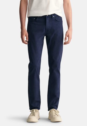 GANT DESERT - Jean droit - marine
