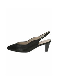 Slingback ballet pumps - black metallic