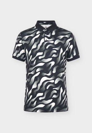 J.LINDEBERG Sports, TOUR TECH PRINT - Πόλο - black/moonbeam