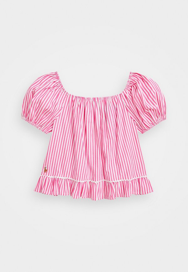 STRIPED RUFFLED COTTON TOP - Blouse3