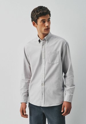 Next, REGULAR FIT - BRUSHED OXFORD LONG SLEEVE SHIRT - Shirt - neutral stone