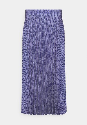 MIDI - A-line skirt - blue