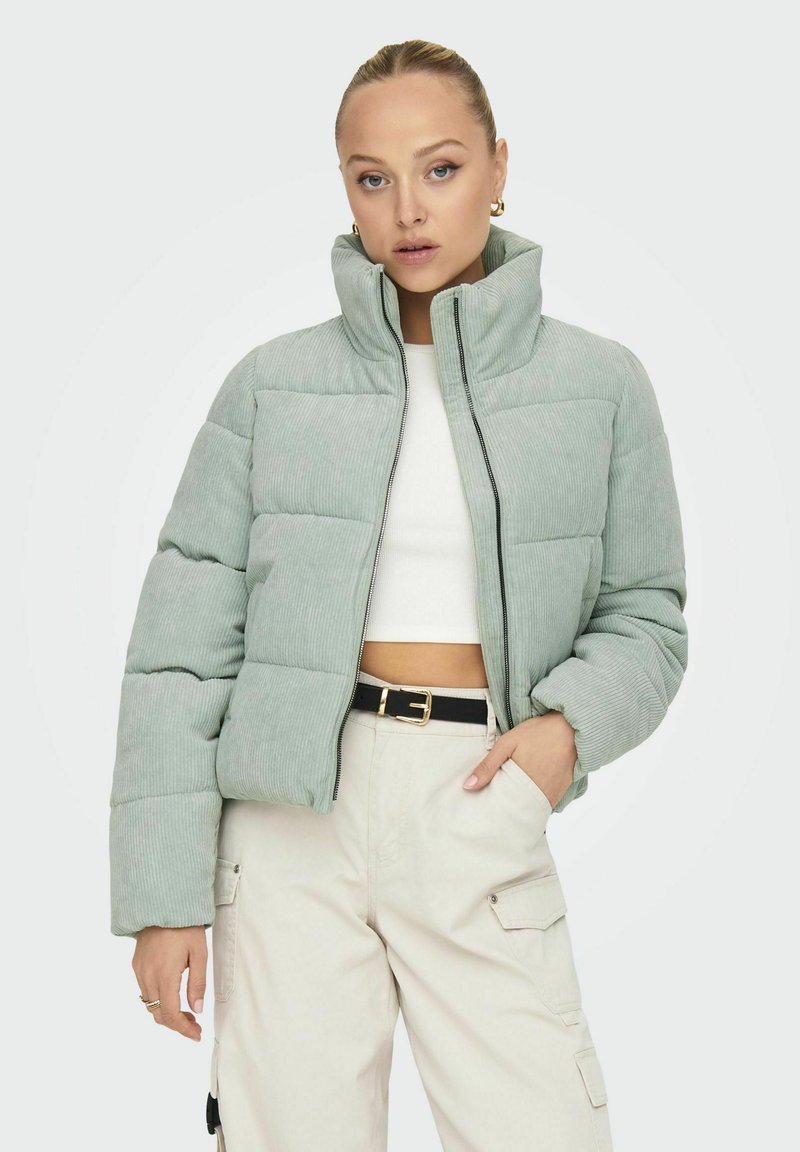 ONLY ONLNEWDOLLY PUFFER   - Winterjas - hellgrün