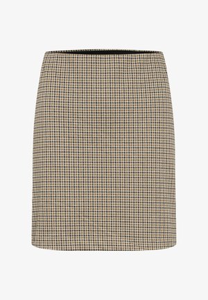 CORINNE - A-lijn rok - toasted coconut check