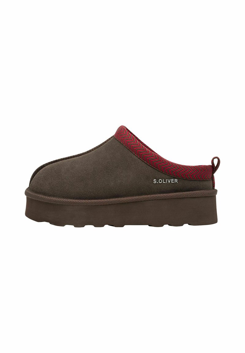 s.Oliver Lahtised kingad - dark brown