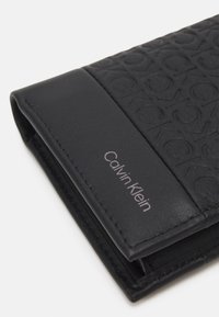 Calvin Klein SUBTLE MONO TRIFOLD - Geldbörse - black tonal