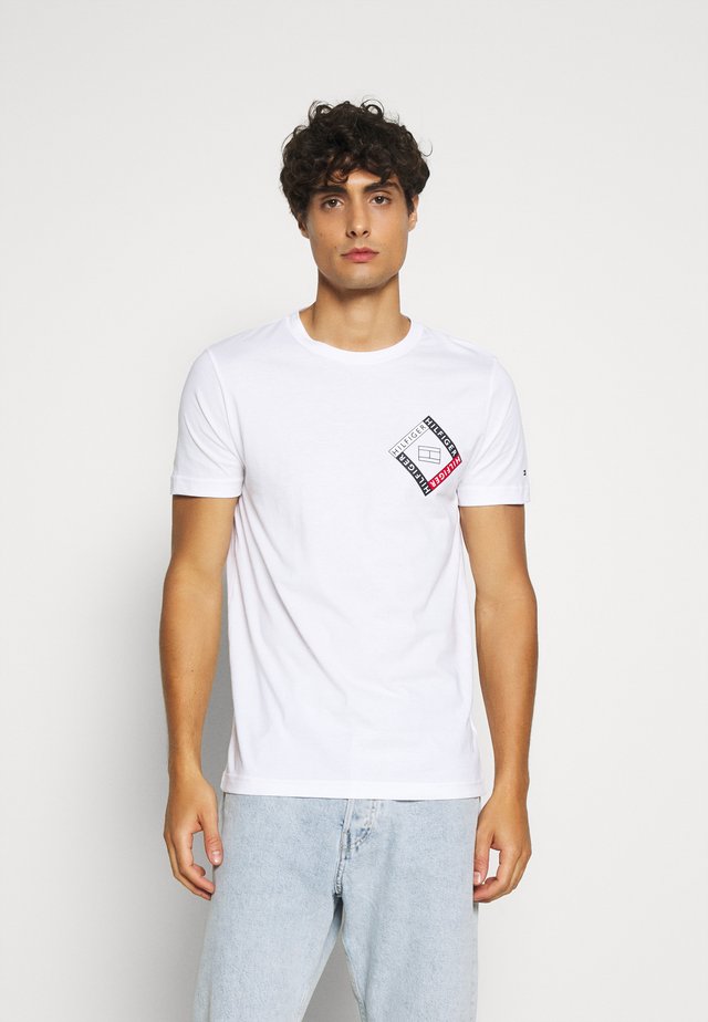 CORP DIAMOND TEE - T-shirt imprimé - white