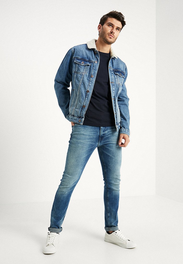 Tommy Hilfiger LOGO LONG SLEEVE TEE - Maglietta a manica lunga - blue/blu  scuro - Zalando.it