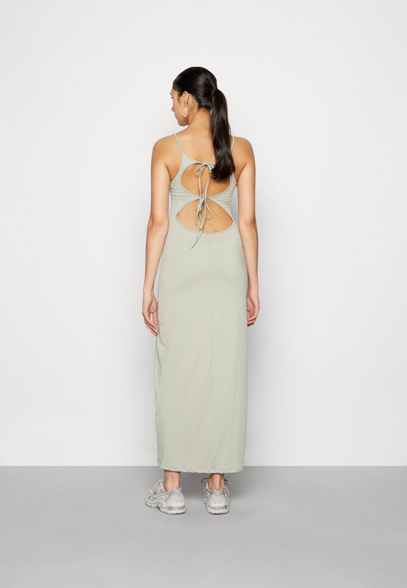 Weekday SOPHIE OPEN BACK DRESS Maxi dress beige Zalando.ie
