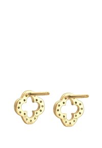 Elli SPARKLING CLOVER - Ohrringe - gold-coloured