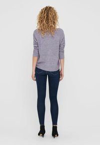 JDY JDYELANORA L/S V-NECK NOOS - Neule - lavender gray