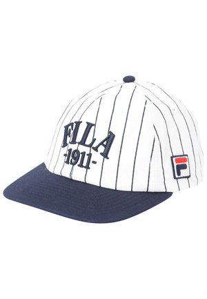 FIRENZE PINSTRIPED UNCONSTRUCTED SNAP BACK - Cap - egret-black iris