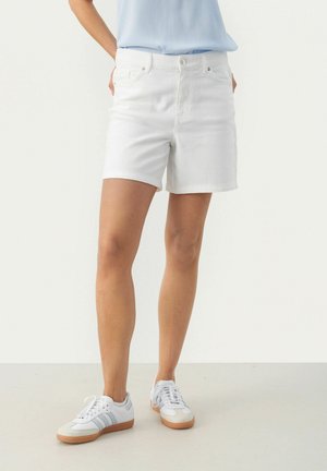 GIDA - Denimové šortky - bright white