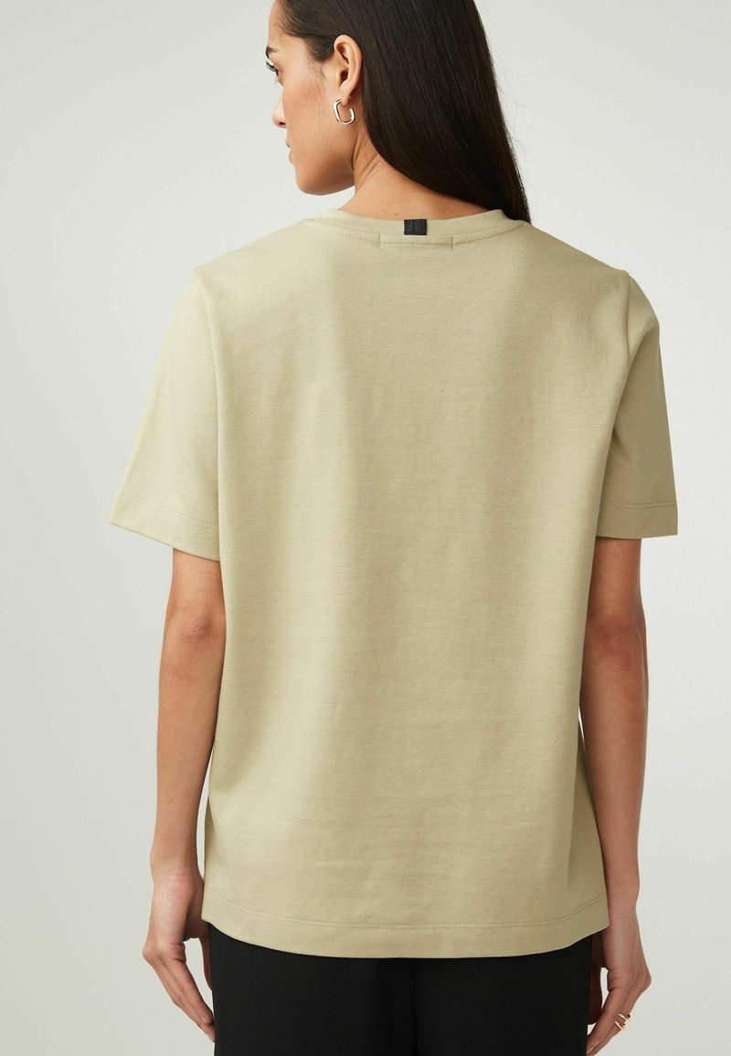 Next - HEAVYWEIGHT SHORT SLEEVE CREW NECK STANDARD - Tricou cu imprimeu - sage green, Extindeți