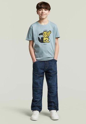 G-STAR, BOYS BASE T-SHIRT - T-Shirt print - lt wave