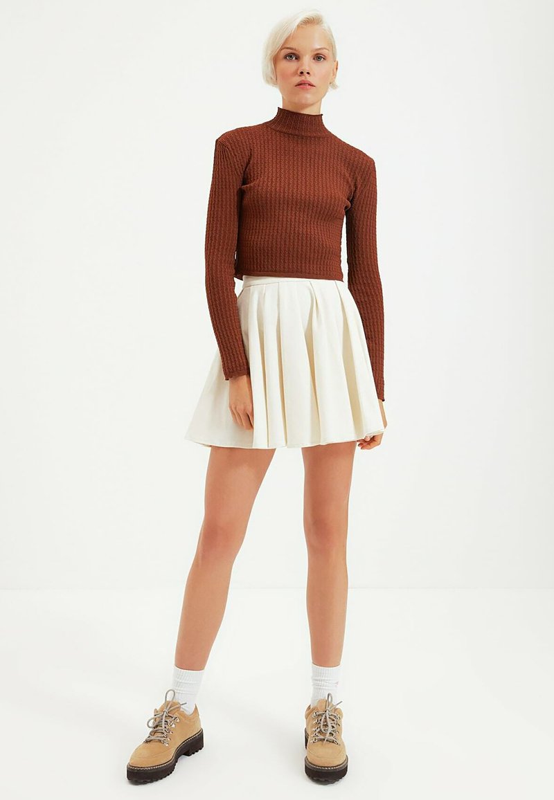 Damen Strickjacken | Trendyol Strickpullover brown/braun - ZW27193 Damen Strickjacken | Trendyol Strickpullover brown/braun - ZW27193