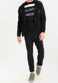 Jack & Jones Felpa con zip - dark blue