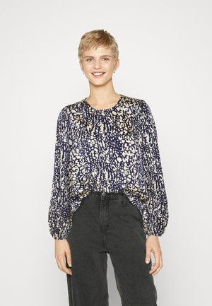 VILA VIBITY O NECK - Blouse - navy blazer