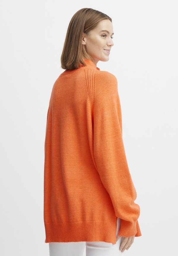 BYNonina - Jumper - orangeade melange3