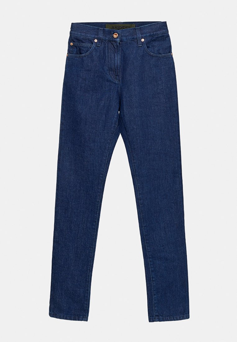 ASPESI Slim fit jeans donkerblauw