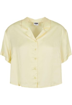 Button-down blouse - softyellow