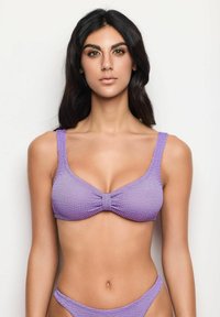 Yamamay FRIZZY - Bikini top - lilac plain
