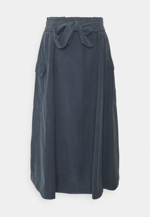 NIAMH PAPERBAG WAIST A-LINE SKIRT - A-lijn rok - mid blue