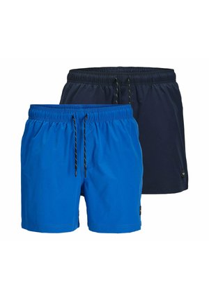 2 PACK - Badeshorts - dunkelblau/blau