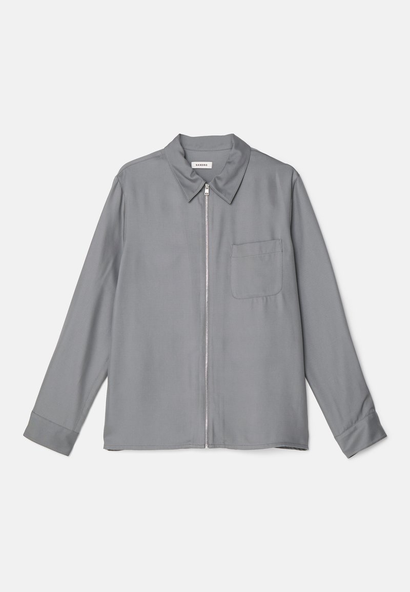 sandro Lichte jas grijs