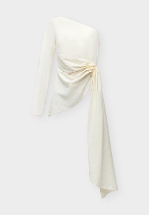 Topshop, ONE SHOULDER - Débardeur - ecru