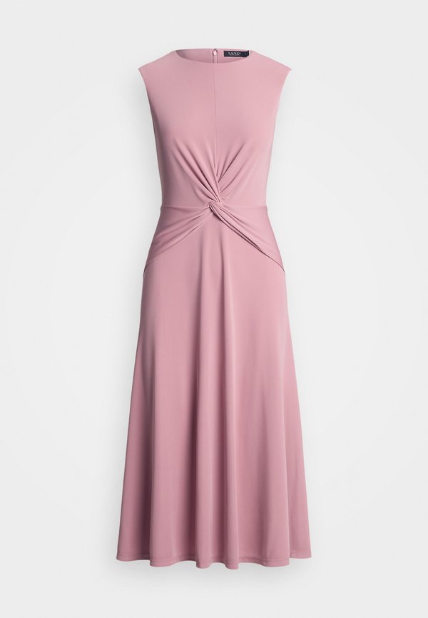 TWIST FRONT JERSEY DRESS - Jersey dress - rose mauve3